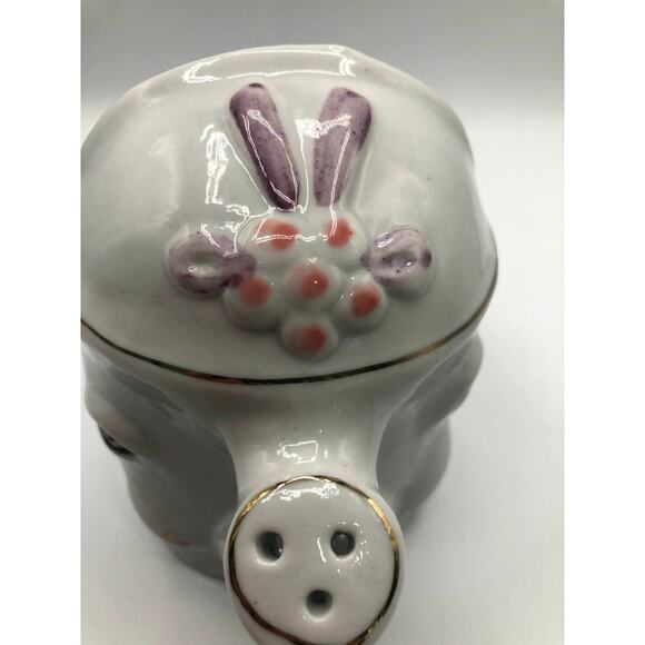 Ceramic Elephant‎ Hand-Painted Sprinkler Pitcher - Picture 5 of 11